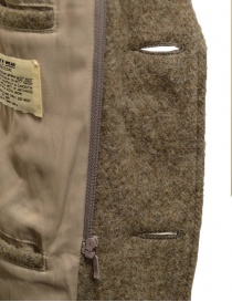 Kapital short coat in beige wool buy online