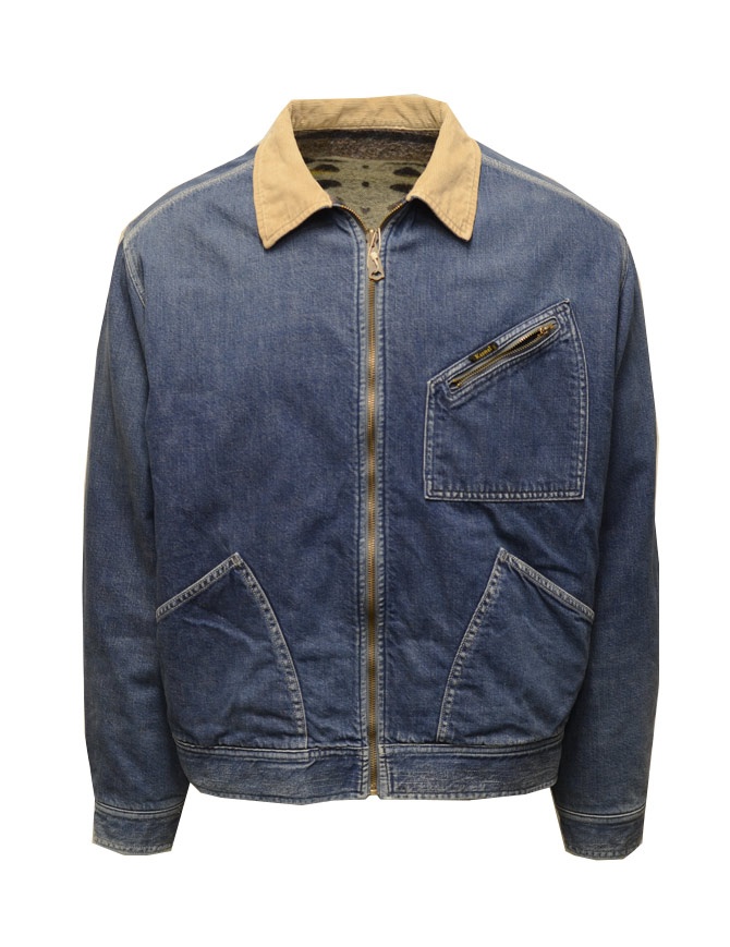 Kapital giacca reversibile in denim e lana K2210LJ053 PRO giubbini uomo online shopping