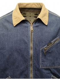 Kapital reversible jacket in denim and wool mens jackets buy online