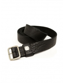 Guidi BLT16 black leather belt BLT16 BISON FULL GRAIN BLKT