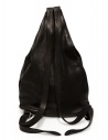 Guidi BV09 large satchel backpack in black leather BV09 SOFT HORSE FG BLKT price