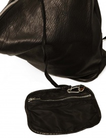 Guidi BV09 large satchel backpack in black leather bags buy online