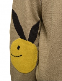 Kapital cardigan "Coneybowy" in lana mista beige prezzo