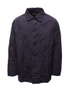 Casey Casey Rivoli giacca-camicia in lino e cotone blu acquista online 20HV310 INK