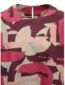 Casey Casey PYJ Rouch abito oversize stampato rosa