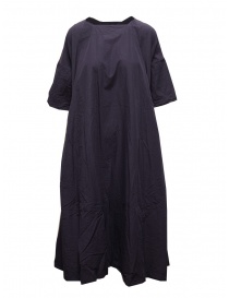 Casey Casey Wow long blue tunic dress with short sleeves 20FR424 INK order online