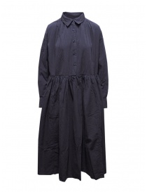 Womens dresses online: Casey Casey Yukari blue long shirt dress