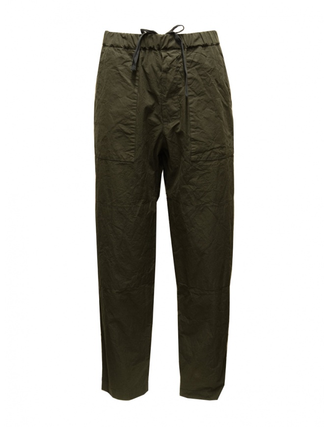 Casey Casey Jog AH Pant khaki drawstring pants 20HP183 KHAKI mens trousers online shopping