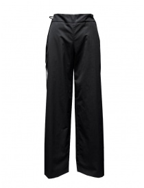 Womens trousers online: Monobi dark blue & black Prince of Wales pants