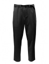 Monobi black pants with integrated belt buy online 11162404 F 101 BLACK