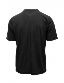Monobi T-shirt nera in puro cotone prezzo