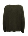 Ma'ry'ya pullover in lino verde muschio con tasca YIK031 G4 MOSS prezzo