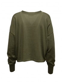 Ma'ry'ya cardigan in cotone verde militare acquista online