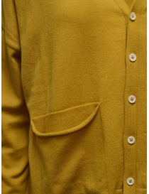 Ma'ry'ya cardigan in cotone giallo ocra