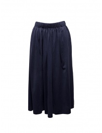 Gonne donna online: Ma'ry'ya gonna lunga in cotone blu navy