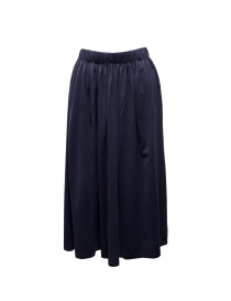 Gonne donna online: Ma'ry'ya gonna lunga in cotone blu navy