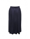 Ma'ry'ya long skirt in navy blue cotton shop online womens skirts