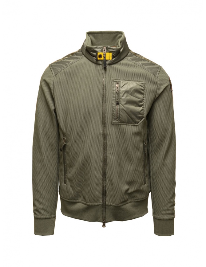 Parajumpers London green hybrid jacket PMHYBCD02 LONDON THYME 610 mens jackets online shopping
