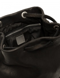 Guidi BK3 bucket bag in black horse leather buy online price