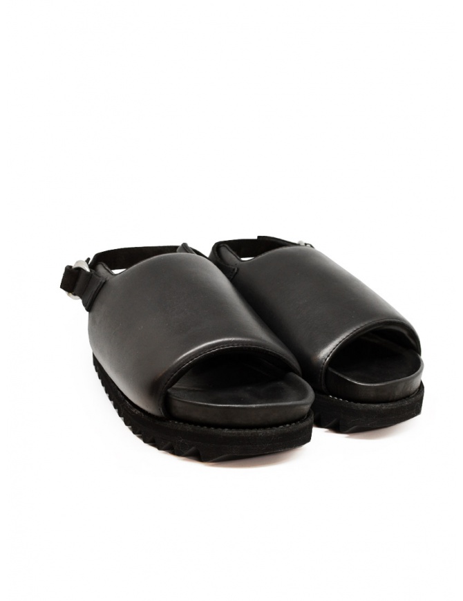 Guidi BRK04 black wide band flat sandals BRK04 CALF FULL GRAIN BLKT womens shoes online shopping