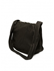 Guidi CA03 shoulder bag in black leather CA03 CALF FULL GRAIN BLKT