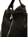 Guidi PG2 backpack in black leather with central opening PG2 SOFT HORSE FG BLKT buy online