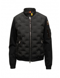 Parajumpers Taga black light down jacket with fleece sleeves PWHYBJP31 TAGA BLACK 541