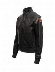 Parajumpers Ettie light bomber in black leather womens jackets buy online