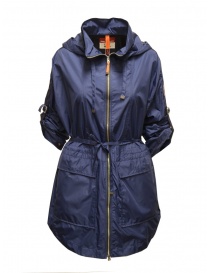 Parajumpers Milou giacca a vento lunga da donna PWJCKEW31 MILOU EST. BLUE 673