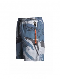 Parajumpers Mitch blue printed beach shorts buy online