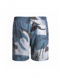 Parajumpers Mitch blue printed beach shorts price
