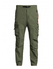 Mens trousers online: Parajumpers Sheldon green cargo pants