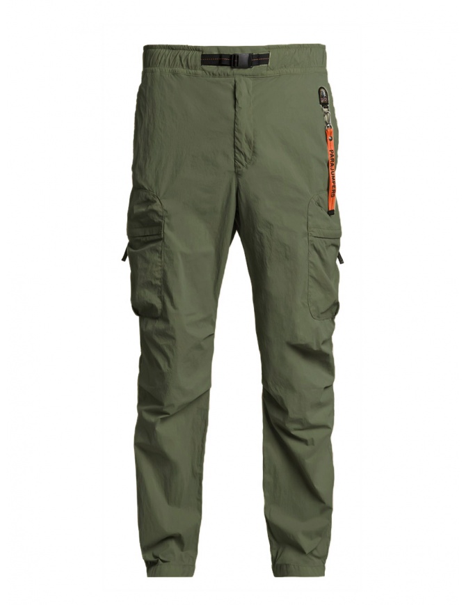 Parajumpers Sheldon green cargo pants PMPANRM04 SHELDON THYME 610 mens trousers online shopping