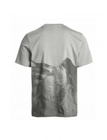 Parajumpers Limestone grey T-shirt with printed mountains buy online