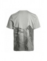 Parajumpers Limestone grey T-shirt with printed mountains shop online mens t shirts
