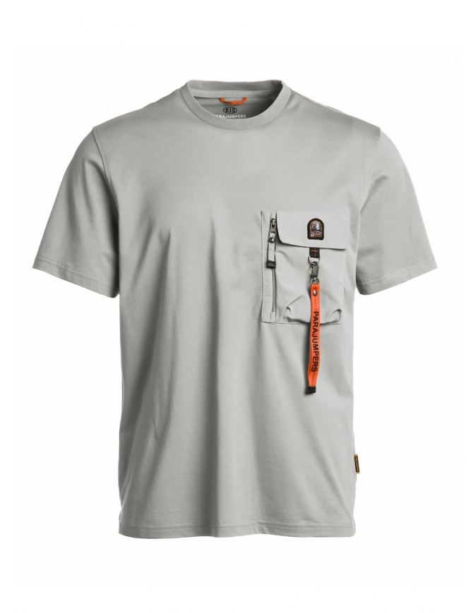 Parajumpers Mojave grey T-shirt PMTEERE07 MOJAVE LON.FOG 233 mens t shirts online shopping