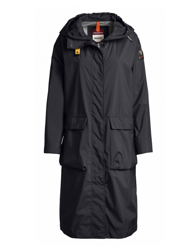 Parajumpers Cara black long waterproof jacket PWJCKGH33 CARA PENCIL 710 womens jackets online shopping