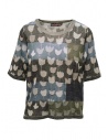 M.&Kyoko grey, black, blue floral t-shirt buy online BCH01024WA BLACK