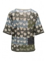 M.&Kyoko grey, black, blue floral t-shirt shop online womens t shirts