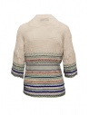 M.&Kyoko ivory jacquard 3/4 sleeve turtleneck shop online women s knitwear