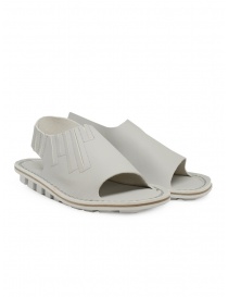 Womens shoes online: Trippen Rhythm white sandals with elastic