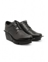 Trippen Steady black derby shoe with wedge buy online STEADY F WAW BLK-WAW ST BLK