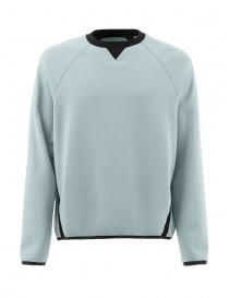 Monobi J Crepe felpa blu cenere online