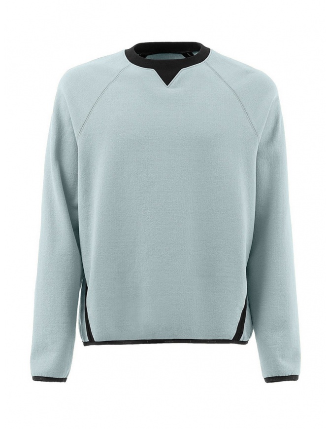 Monobi J Crepe ash blue sweatshirt 12478308 ASH BLUE 31532 men s knitwear online shopping