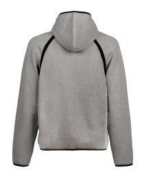 Monobi J Crepe Hoodie in grey