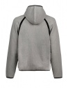 Monobi J Crepe Hoodie in grey shop online men s knitwear