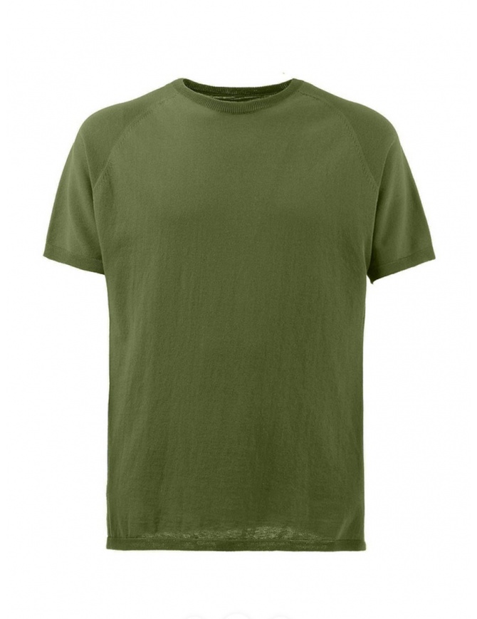 Monobi t-shirt verde cactus in maglia di cotone 12488513 CACTUS GREEN 2 t shirt uomo online shopping