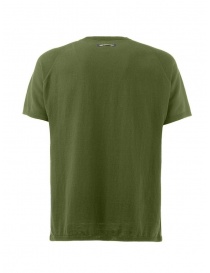 Monobi cactus green t-shirt in cotton knit buy online