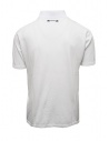 Monobi polo shirt in white cotton knit shop online mens t shirts