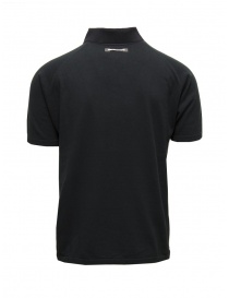 Monobi polo in maglia di cotone nera acquista online